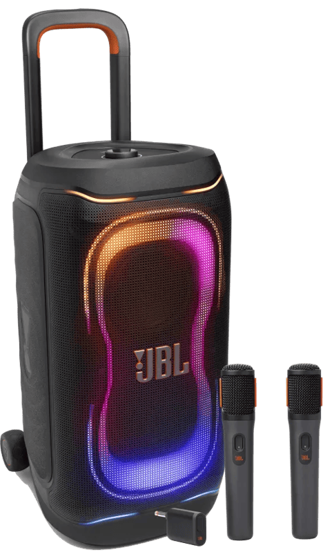 JBL Partybox 330 Zwart + JBL Draadloze Microfoonset