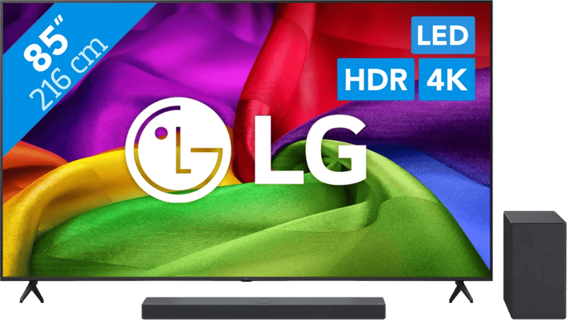 LG Led 85″ NU800 (2026) + LG DS40T
