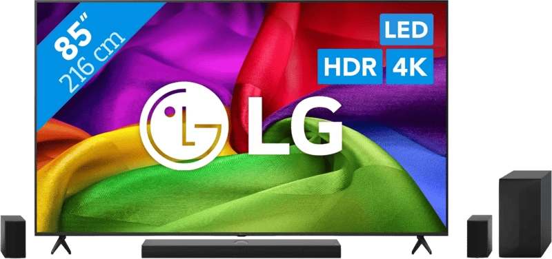 LG Led 85″ NU800 (2026) + LG DS70TR