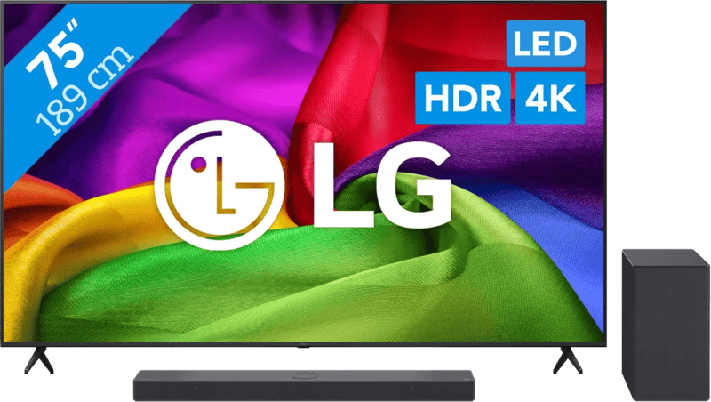 LG Led 75″ NU800 (2026) + LG DS40T