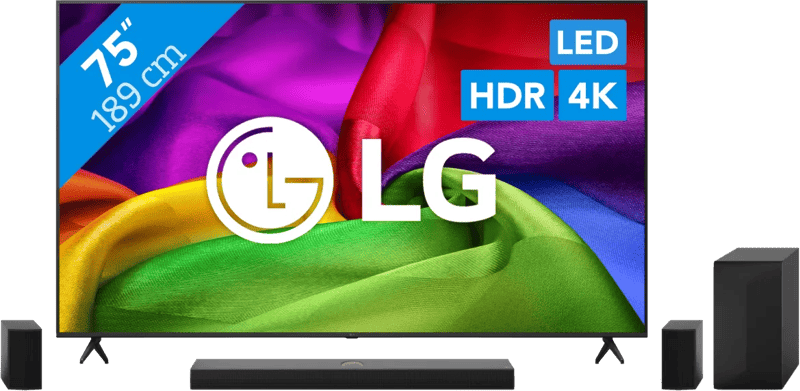 LG Led 75″ NU800 (2026) + LG DS70TR