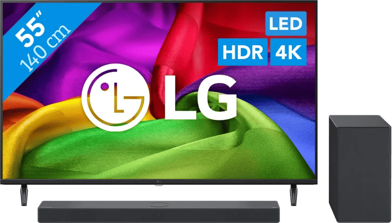 LG Led 55″ NU800 (2026) + LG DS40T
