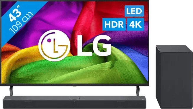 LG Led 43″ NU800 (2026) + LG DS40T