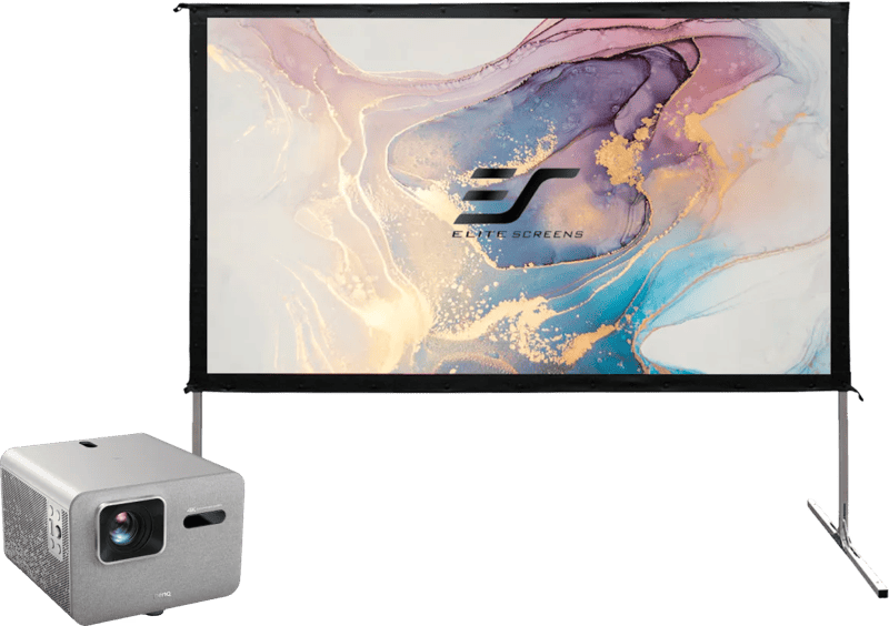 BenQ TK705i + Elite Screens Yard Master 2 100″