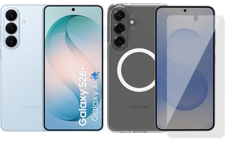Samsung Galaxy S26 Plus 512GB Lichtblauw 5G + Accessoirepakket