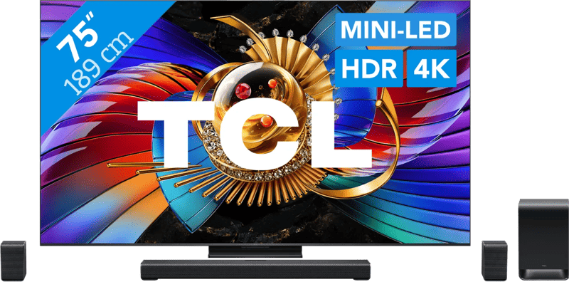 TCL SQD Mini-led 75″ 80L (2026) + TCL S65K