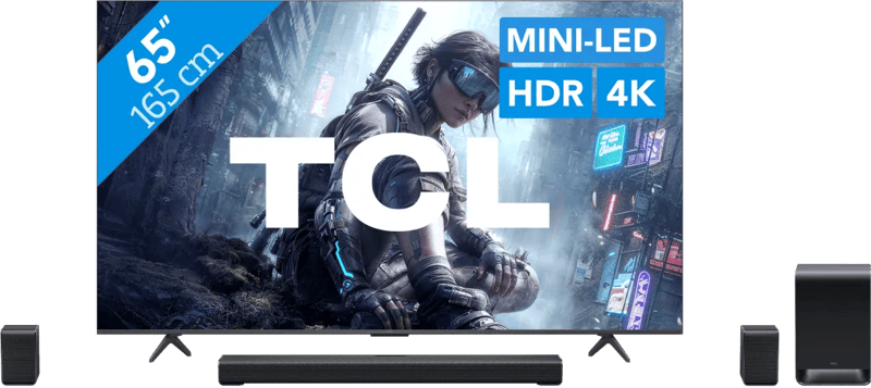 TCL QD Mini-led 65″ T8D (2026) + TCL S65K