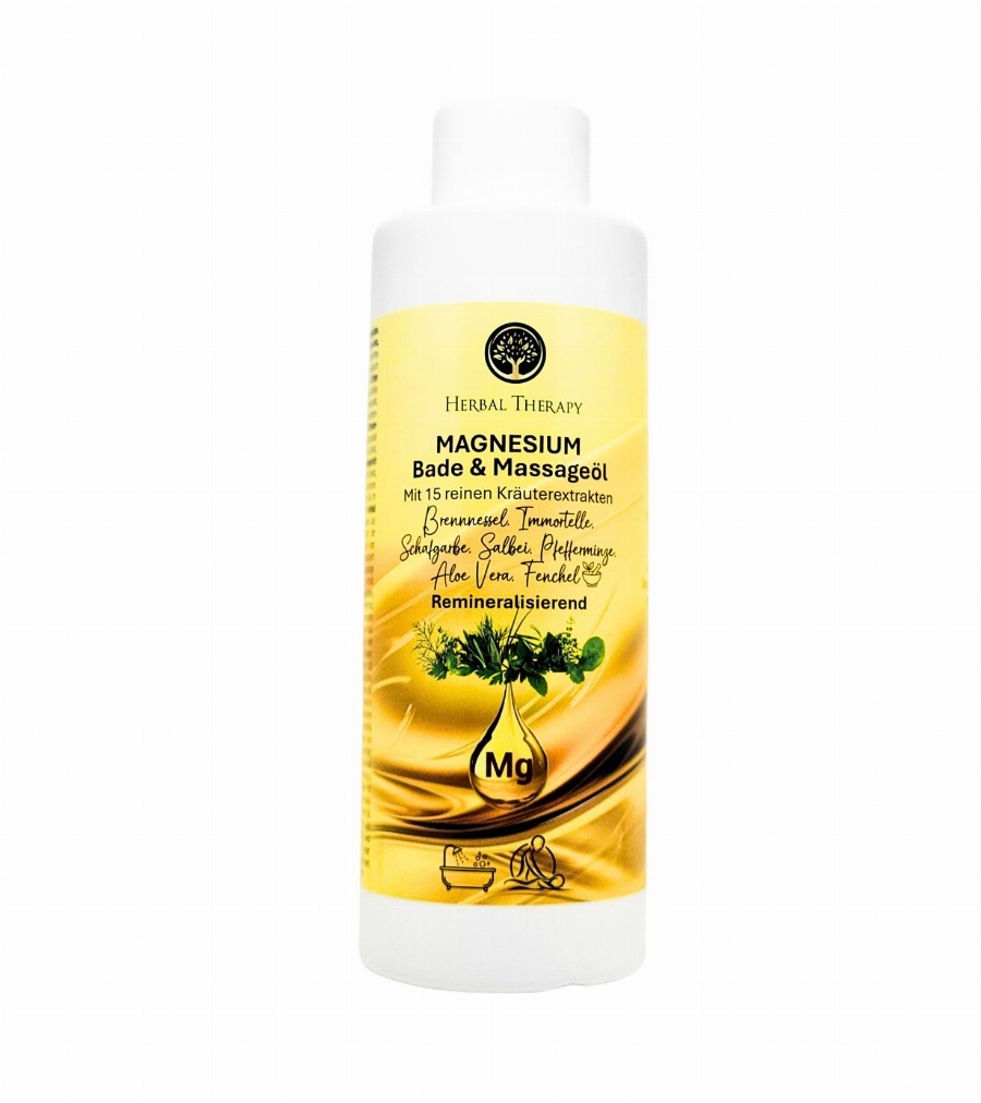 Herbal Therapy Magnesiumbad + Massageolie 1 Massage-olie