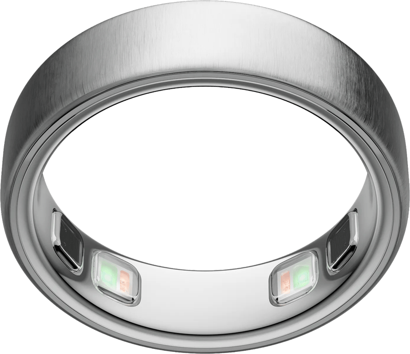 Oura Ring 5 Maat 8 Brushed Silver