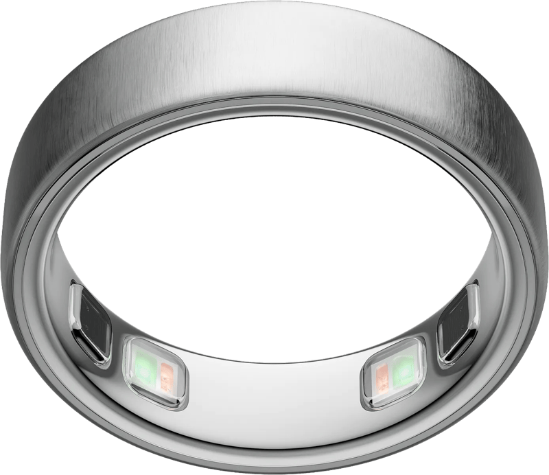 Oura Ring 5 Maat 10 Brushed Silver