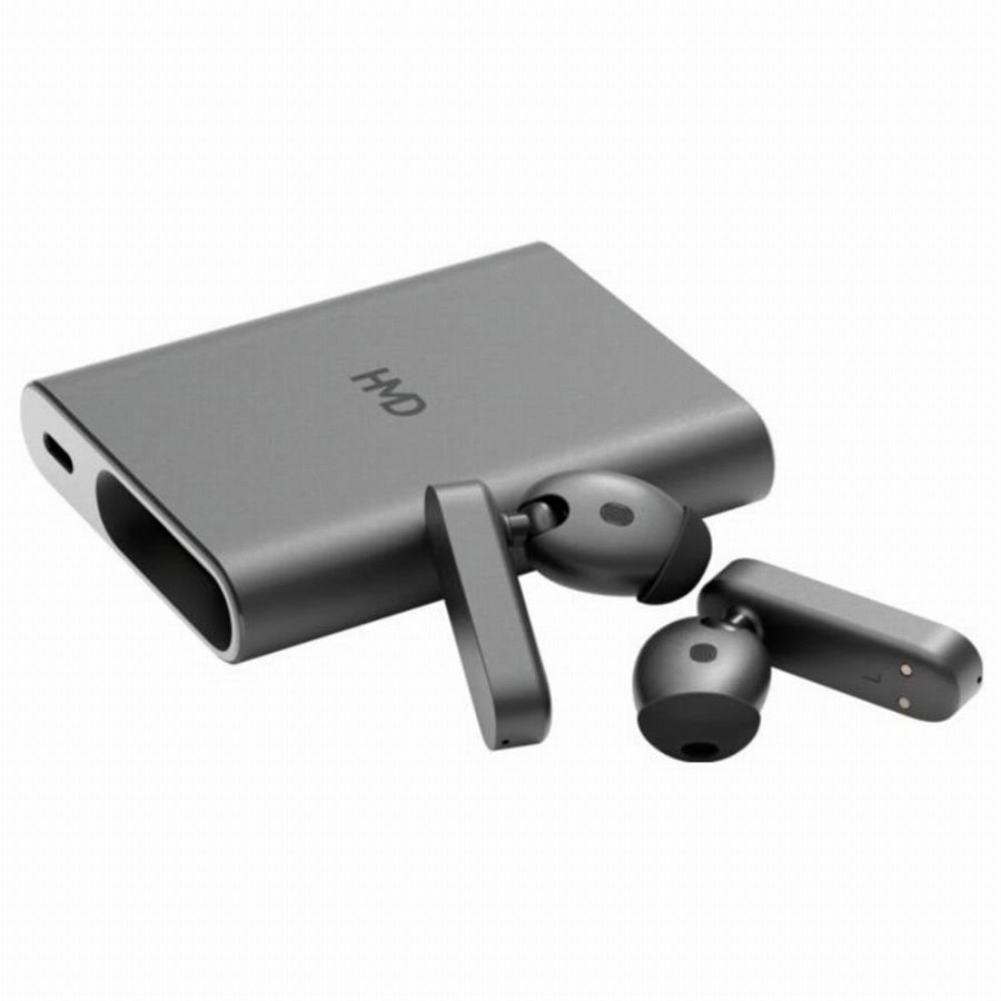 HMD Amped Buds In Ear oordopjes Bluetooth Zwart Ruisonderdrukking (microfoon) Bestand tegen zweet Sport