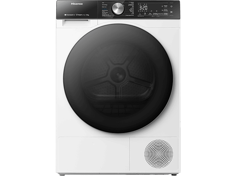 Hisense 5S Serie DH5S102BW - Warmtepomp droogkast - 10kg - ConnectLife - Basket Dry