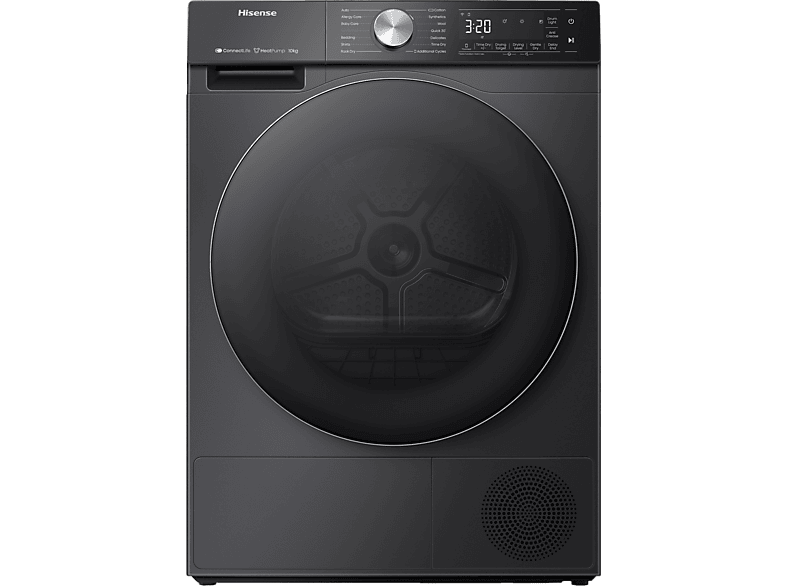 Hisense 5S Serie DH5S102BB – Warmtepomp droogkast – 10kg – ConnectLife – Basket Dry