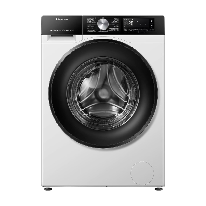 Hisense WD3S9043BW3 Vrijstaande was-droogcombinatie – 9 kg wascapaciteit, 6 kg droogcapaciteit – Centrifugeersnelheid 1400 rpm – Wit