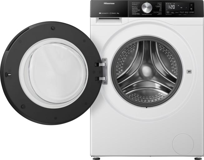 Hisense 3S Serie WF3S8043BW3/BLX – Wasmachine met Energielabel A -30% – 8kg – 72dB (A) – Steam Wash -1400 toeren – Power Wash 49′ – ConnectLife – Inhoud Trommel 54 Liter