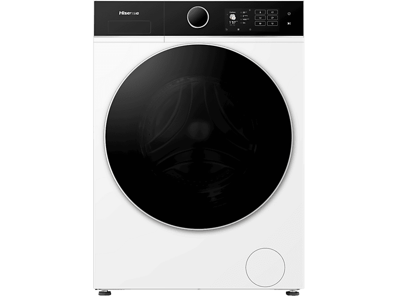 Hisense WF5I8043BWF Wasmachine – 8 kg – 1400 toeren – Energieklasse A(-30%) – Slimline 47 cm – iPlay Display – Power & Quicker Wash – WiFi – Connectlife App – Stoomfunctie – Tromme…