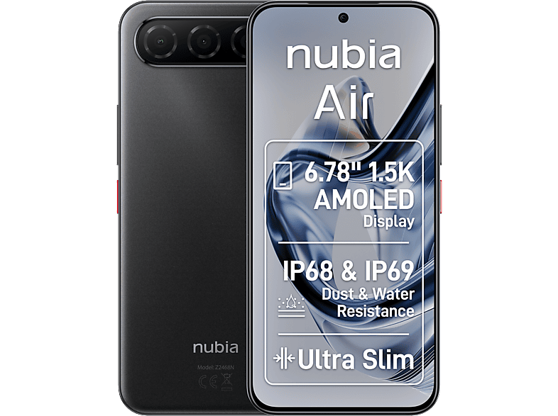Zte Nubia Air - 256 Gb Zwart