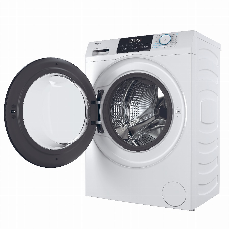 Haier HW80-BP14929A-S – Wasmachine 8kg – Energieklasse A – Extra stil (70 dB) – Stoomfunctie (Refresh) – Antibacteriële Behandeling (ABT) – 16 programma’s – 10 jaar garantie op ond…