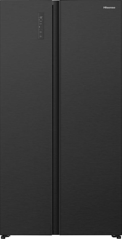Hisense RS3P538NAFE Side-by-Side Koelkast – 527 liter – Total No Frost – Multi Air Flow – Super Cool – LED – Zwart/Inox