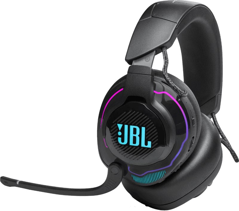 JBL Quantum 910 - Draadloze Over-ear Headset - 2.4GHz Lage Latency & Bluetooth - Noise Cancelling - 3D Audio met Headtracking - 39 uur - Zwart