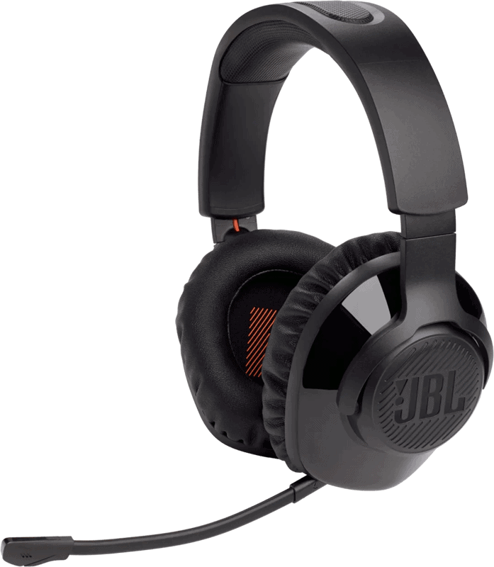 JBL Quantum 350 Wireless - Draadloze Gaming Headset - 2.4GHz USB Dongle - Lage Latency - Over-ear met Afneembare Microfoon - 22 uur batterij - JBL Quantum Engine Software - Zwart