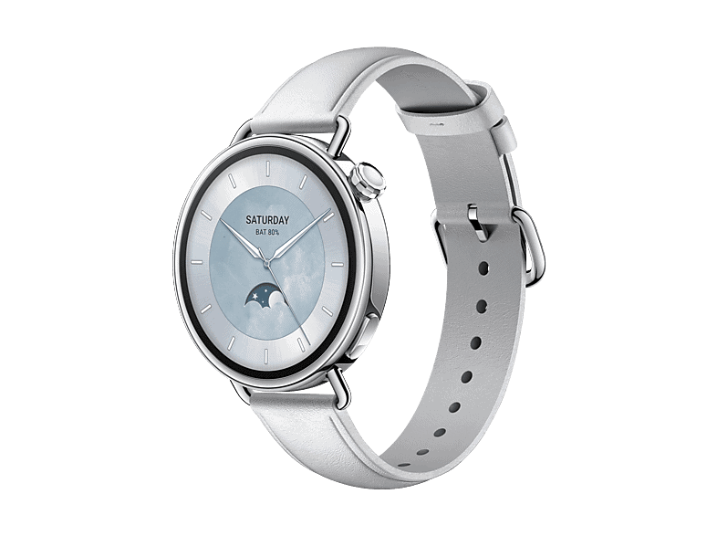 Xiaomi Watch S4 41mm Leather Strap (White)