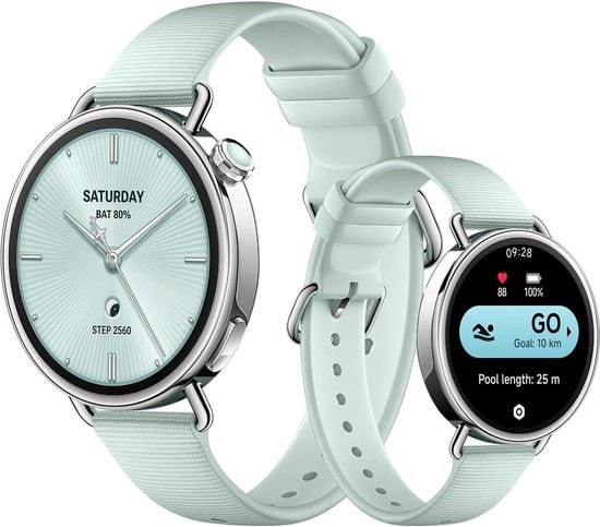 Xiaomi Watch S4 41mm Fluororubber Strap (Mint Green)