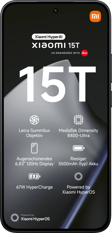 Xiaomi 15T 256GB Zwart 5G