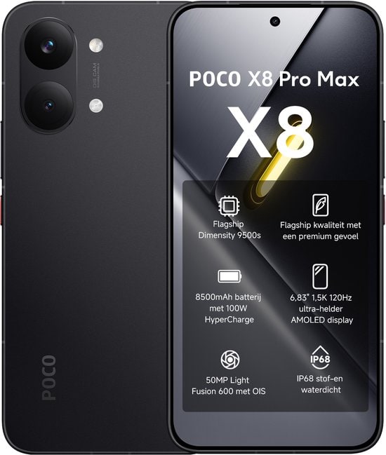 POCO X8 Pro Max Black 12 GB + 512 GB