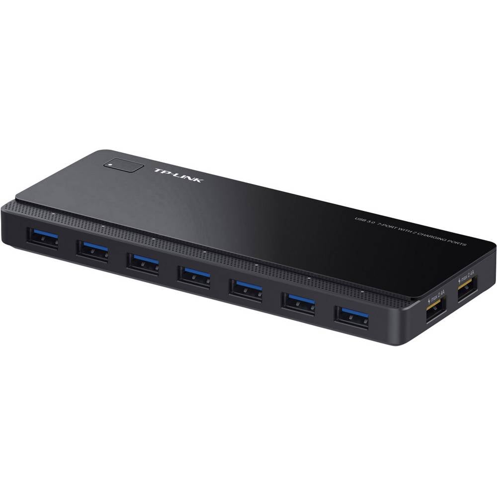 TP-LINK UH720 UH720 USB-hub 7 + 2 poorten USB-A USB 3.0 5 GBit/s Met snellaadpoort Zwart