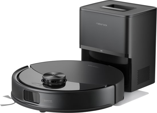 Roborock Q10 S5+ Robotstofzuiger en Dweil met Zelflediging-Zuigkracht van 10000 Pa-Vibrerende dweilpads-Handsfree Reinigen tot 7 Weken-Dubbel Anti-klitontwerp-Automatisch dweilen-O…