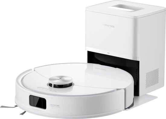 Roborock Q10 S5+ Robotstofzuiger en Dweil met Zelflediging– Zuigkracht van 10000 Pa–Vibrerende dweilpads– Handsfree Reinigen tot 7 Weken– Dubbel Anti-klitontwerp– Automatisch dweil…