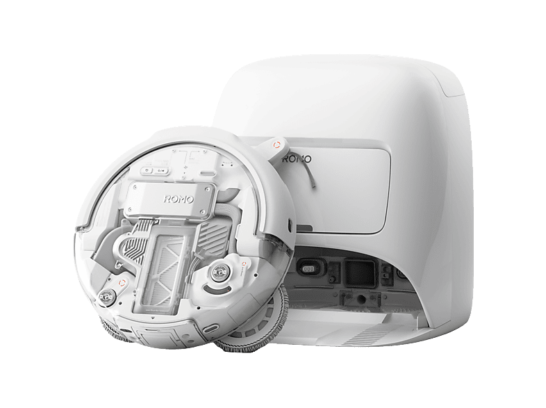 DJI Romo A (water Tank Version)(eu) - Robostofzuiger Met Mop-functie Wit & Transparant