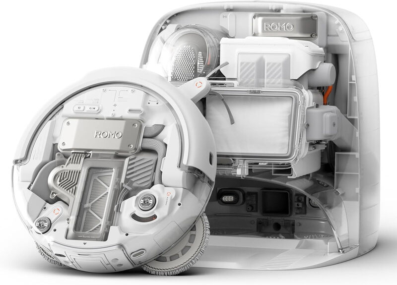 DJI Met Dweilfunctie Romo P (water Tank Version)(eu) – Robostofzuiger Met Mop-functie Transparant