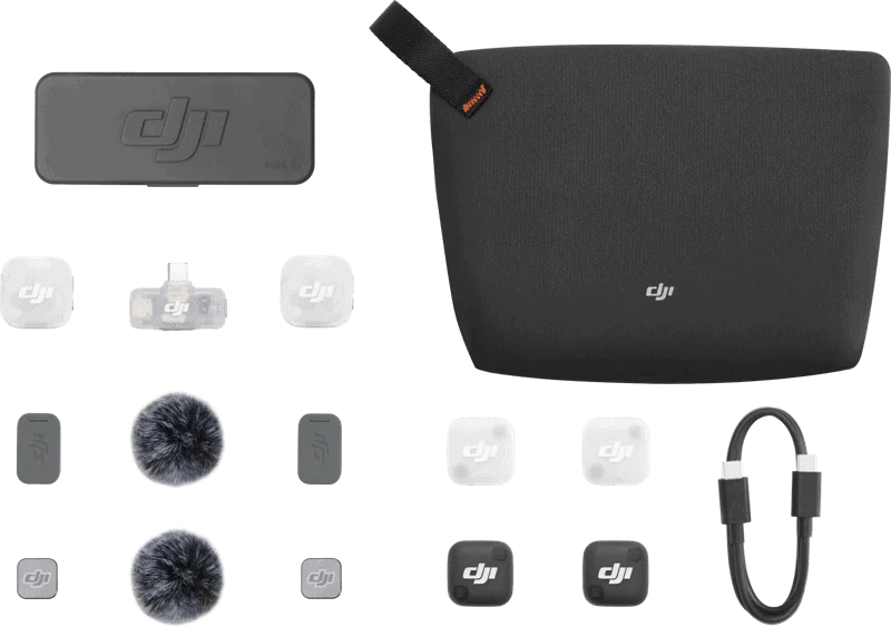 DJI MIC MINI 2 (2 TX 1 MOBILE RX CHARGING CASE)