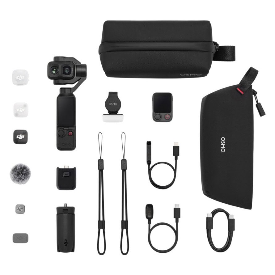 DJI OSMO POCKET 4P – VLOG COMBO – BLACK