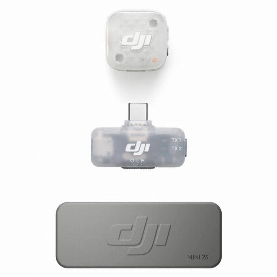 DJI MIC MINI 2S (1 TX 1 MOBILE RX CHARGING CASE)