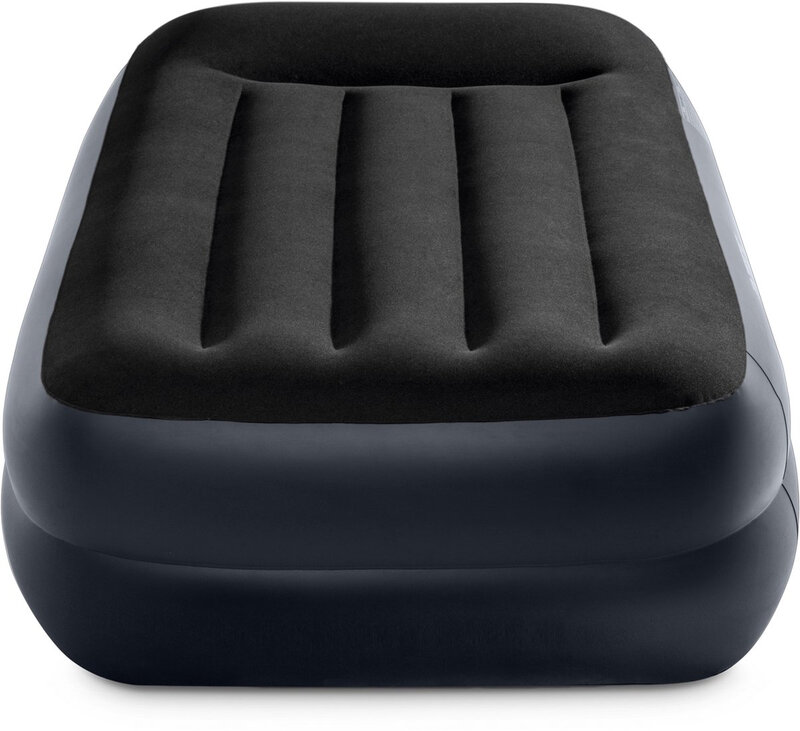 Intex Elektrisch luchtbed voor eenpersoonsbed – 99 x 191 x 42 cm, Zwart