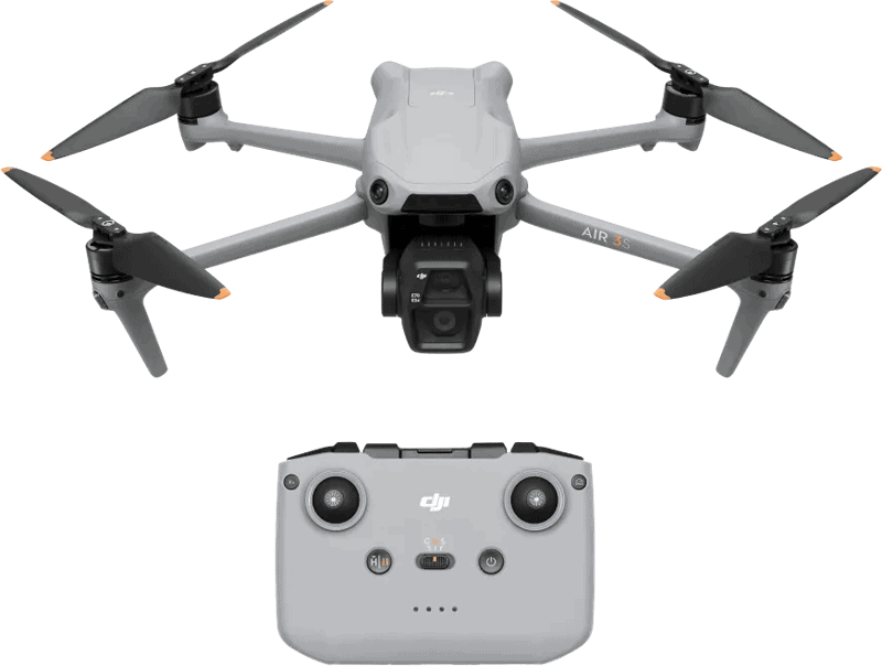 DJI AIR 3S + DJI RC-N3 REMOTE CONTROLLER