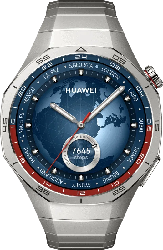 HUAWEI WATCH GT5 Pro 46mm Titanium Horlogeband – Ondersteuning van Golf en Duiken van 40 meter- Verbeterd 24/7 gezondheidsbeheer – Tot 2 weken batterijduur – Compatibel met iOS & A…
