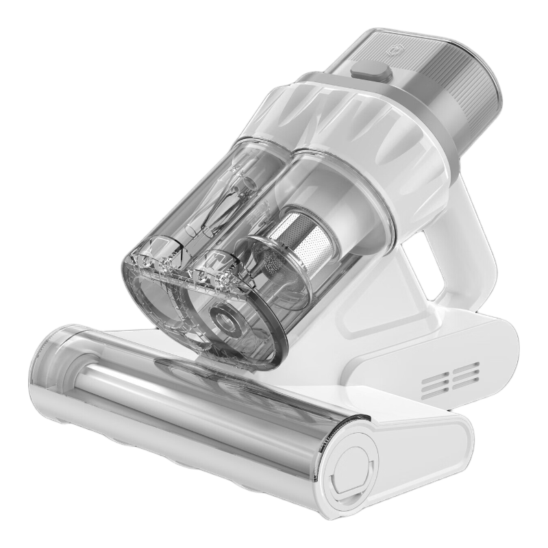 ochama matrasstofzuiger, 300W, 12kPa sterke zuigkracht, 72000 omw/min, 300ml dubbele bak stof-mijt scheiding, UV desinfectie voor bedden, mijt- en dierenhaarverwijderaar, 65℃ warme…