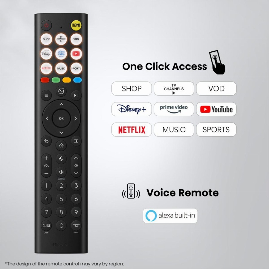 Hisense 85E8S SmartTV - 85 inch - 4K Hi-QLED MiniLED - 2026 - 600 nits - Native 144Hz Game Mode - Built-in Subwoofer - Hi-View AI Engine - Hi-QLED Colour - Dolby Vision Atmos