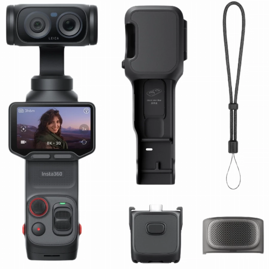 Insta360 - Luna Ultra Standard Bundle Cosmic Black - Actioncam- Gimbalcamera