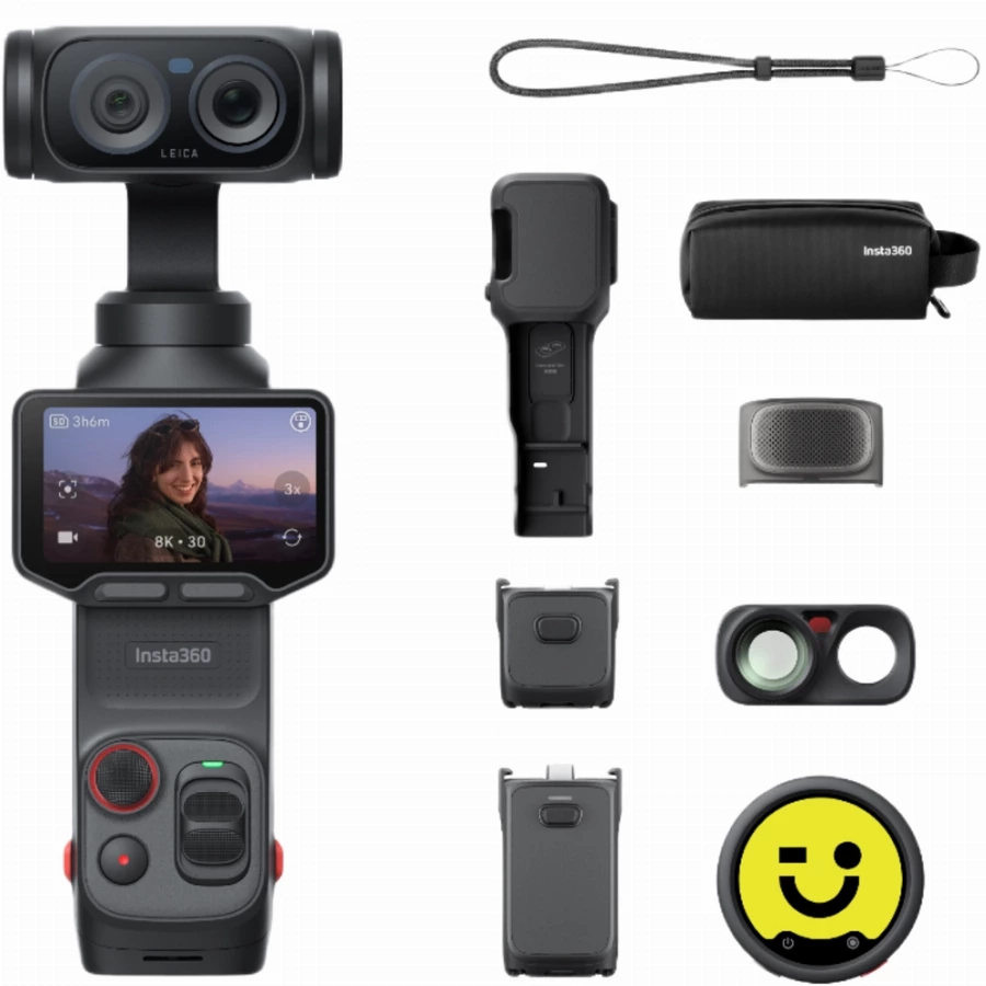 Insta360 - Luna Ultra Creator Bundle Cosmic Black - Actioncam - Gimbalcamera