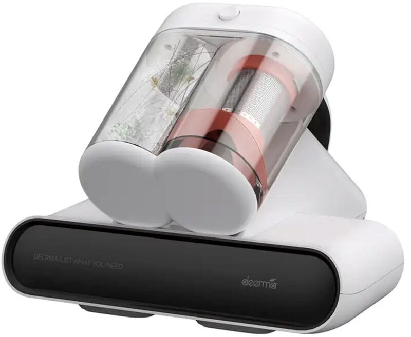 Deerma CM980W mijtenstofzuiger met dubbele tank: 13 kPa zuigkracht, 12600/min trilling, 60 °C hete lucht + 253,7 nm UVC-desinfectie. Dubbele stofscheidingstanks van 0,6 l, diepe re…