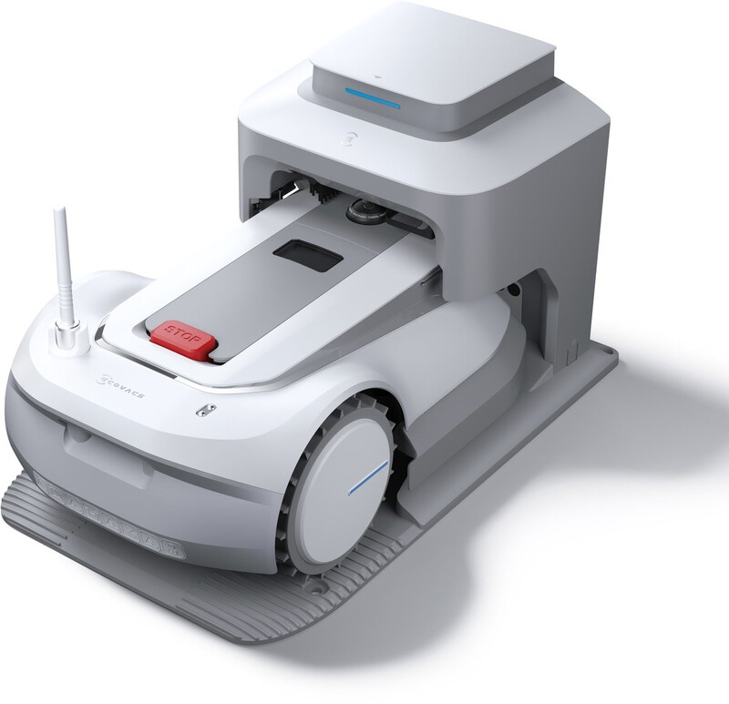 ECOVACS Goat robotmaaier G1-800, automatische robotmaaier met navigatiebakens, AIVI 3D, RTK-navigatie en de mogelijkheid om via de mobiele app maximaal 16 maaizones aan te maken, o…