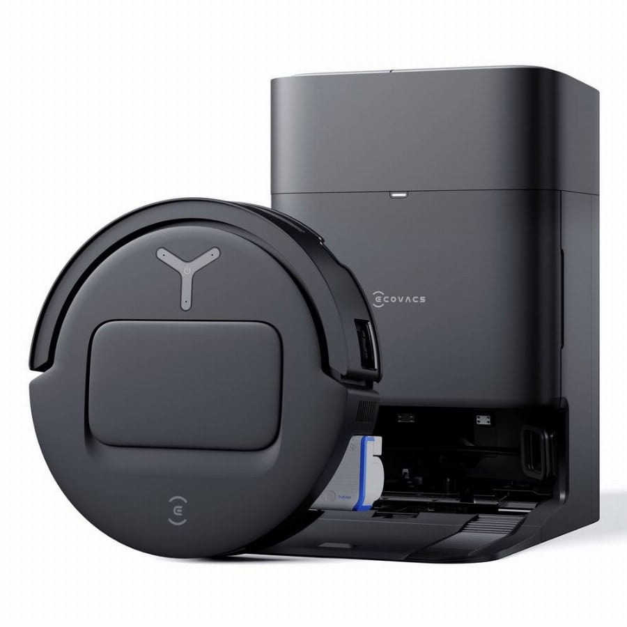 ECOVACS DEEBOT T80 OMNI Dweil- en zuigrobot Zwart