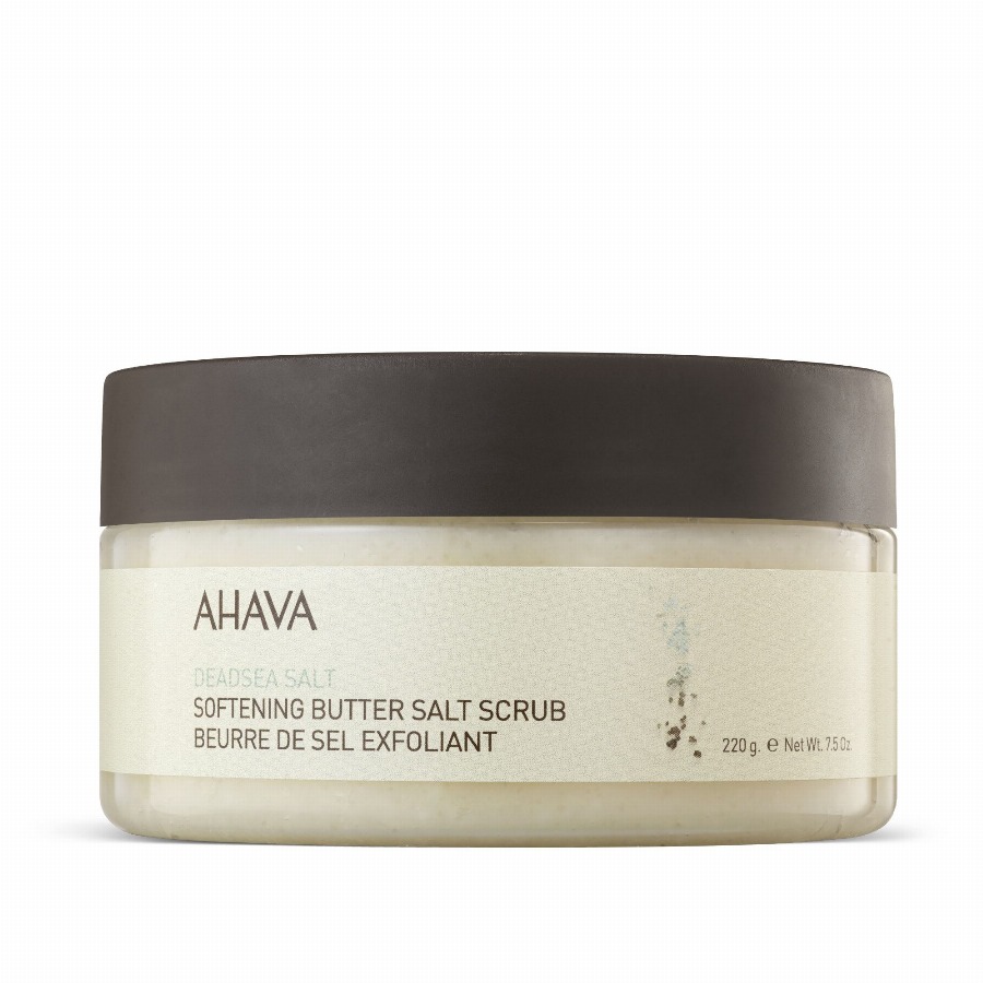 AHAVA Deadsea Salt Softening Butter Scrub met verzachtende werking | Alle huidtypes 220 Peeling