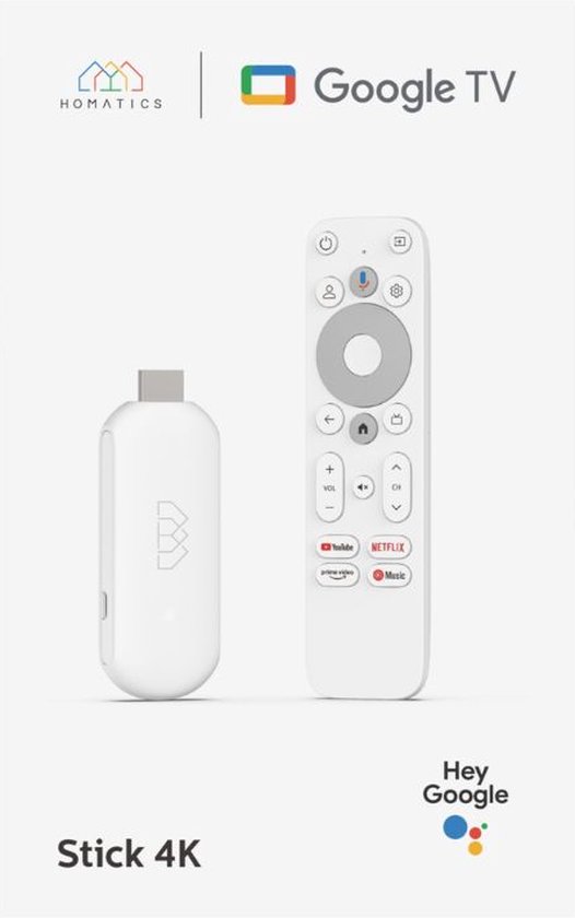 Homatics Google TV Stick 4K UHD – Chromecast Android 14
