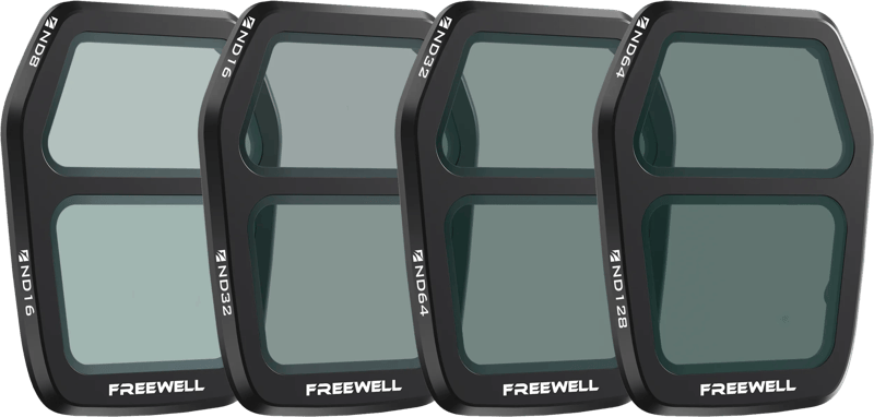 Freewell DJI Air 3S Filters Split ND 4 Pack